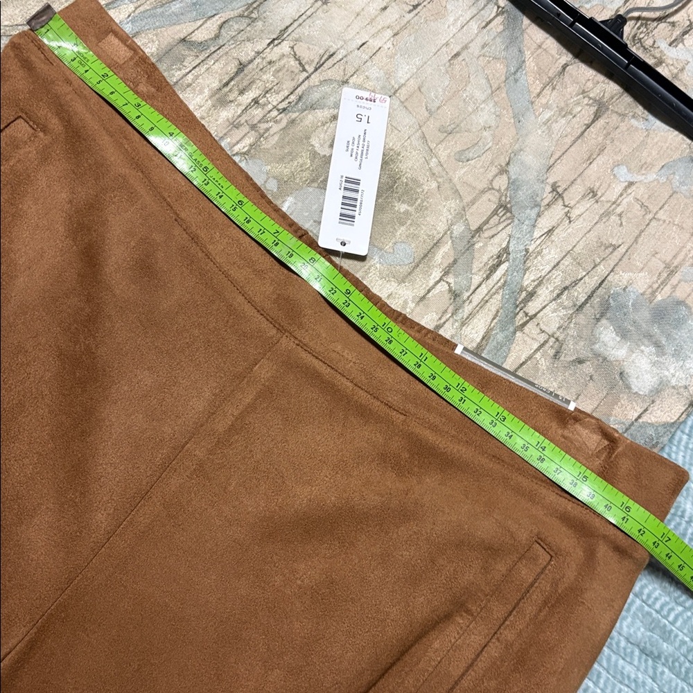 Chico’s wide crop, faux suede, NWT - Picture 11 of 11